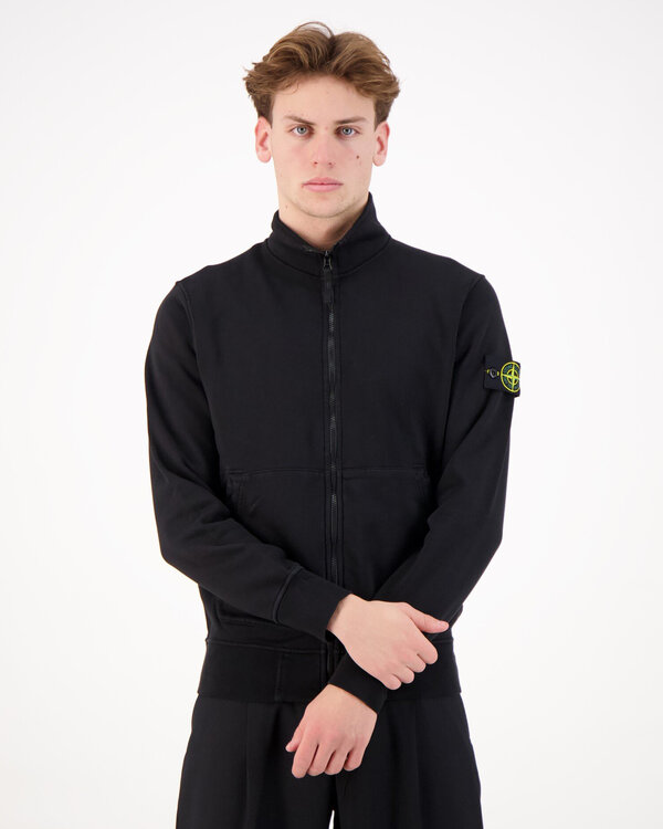 6100063 Zip Up Cardigan Black