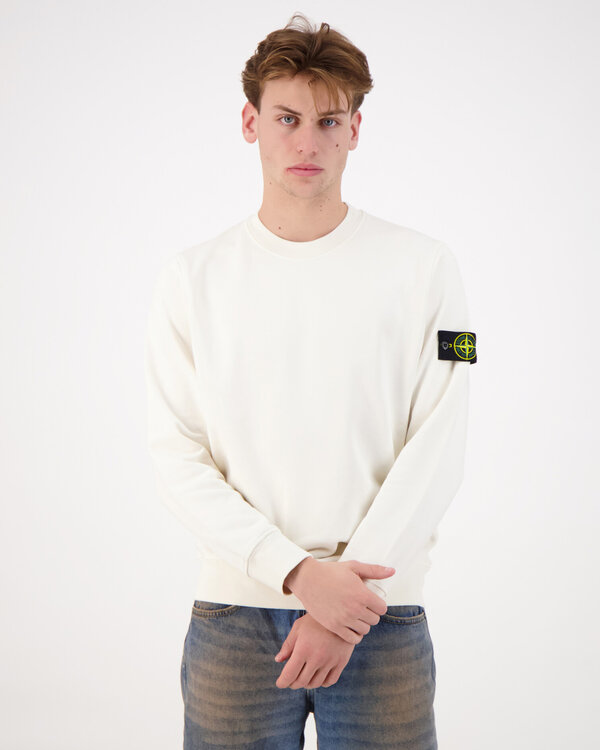 6100060 Organic Cotton Fleece Sweater Ivoor