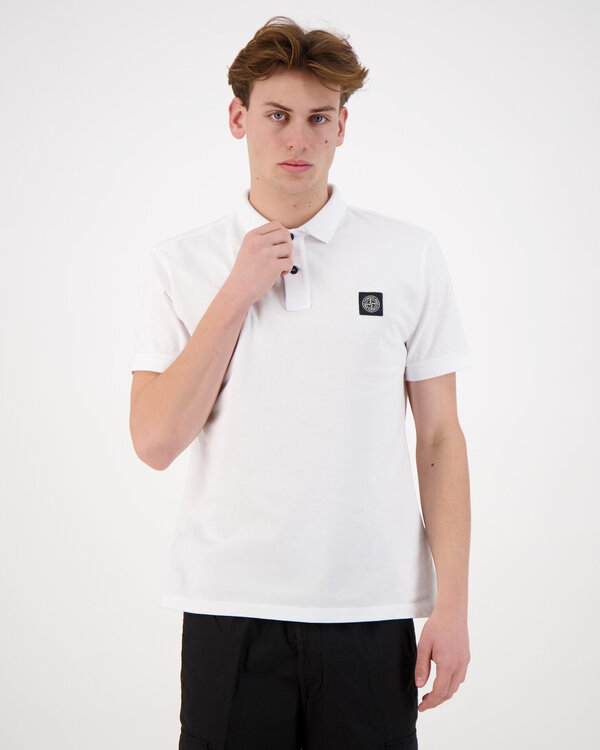 2200008 Pique Polo Weiß