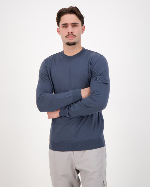 5100074 Light Pure RWS Wool SI Ghost Sweater Blue