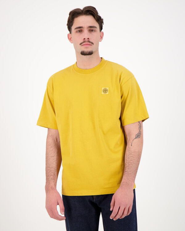 2100030 Combed Organic Cotton Jersey Geel.