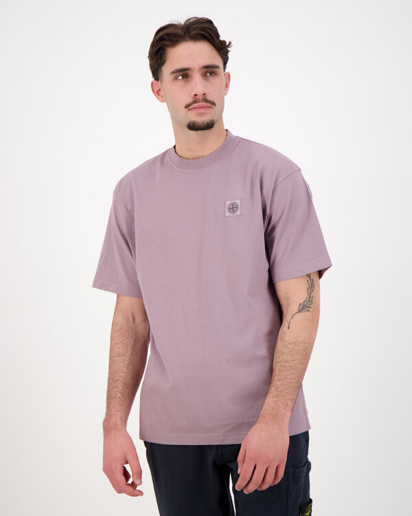 2100030 Combed Organic Cotton Jersey Purple Gray.