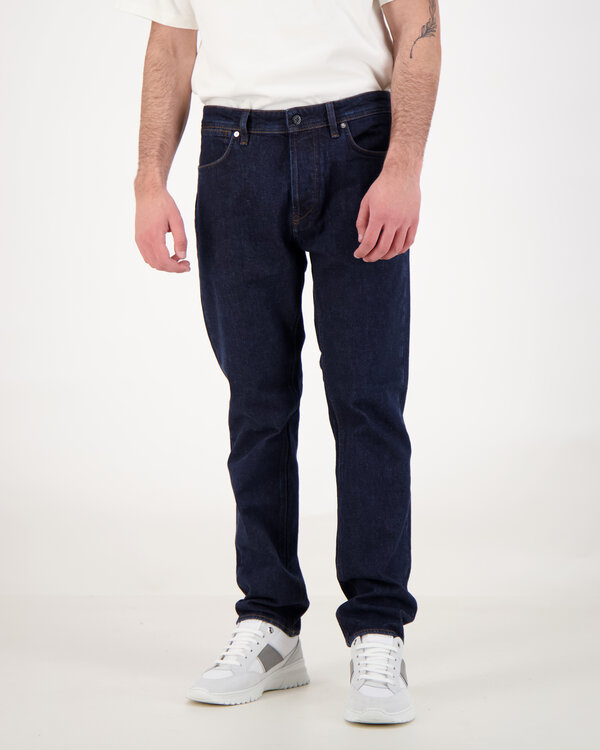 J100007 Stretch Indigo Denim-Rinsed Jeans Blue Rinse