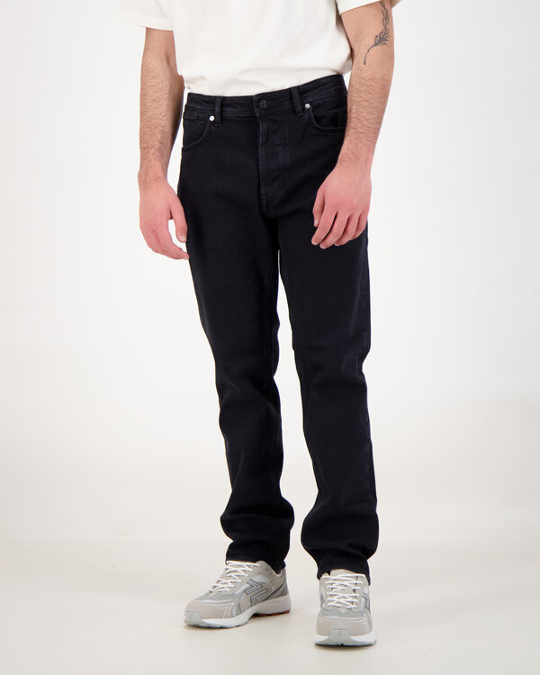 J100007 Stretch Indigo Denim-Rinsed Jeans Black Rinse