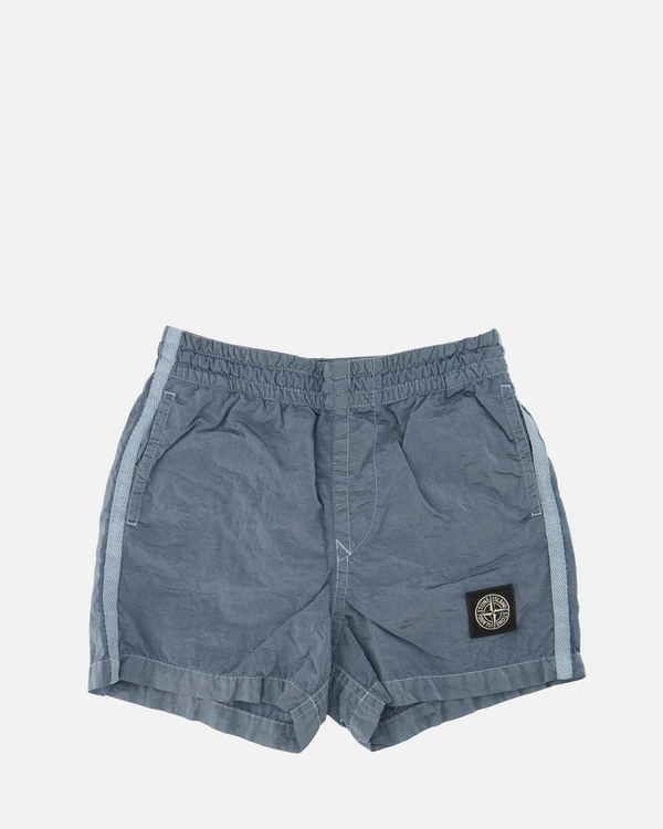 B100002 Nylon Metal In Econyl Regenerated Swim Short Powder Blue