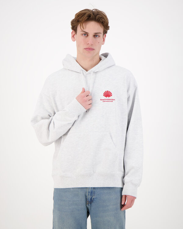 Logo Kapuzenpullover Grau