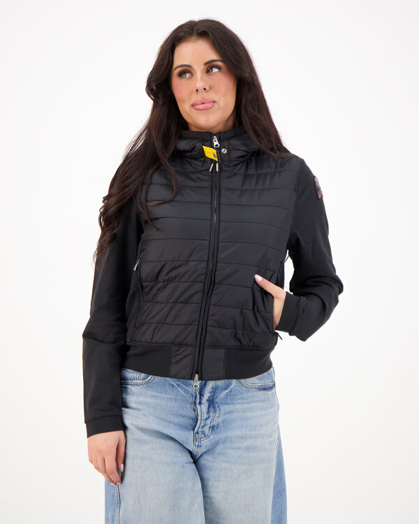 Caelie Hybride Sweatshirt Zwart