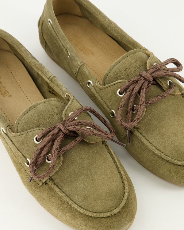 Bootsschuhe Gebürstetes Khaki