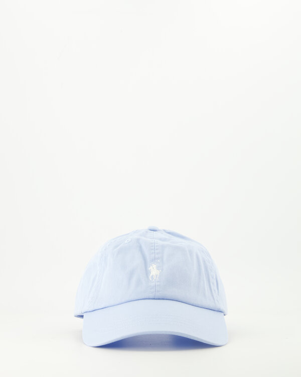 Iconische Katoenen Chino Baseballpet Blauw