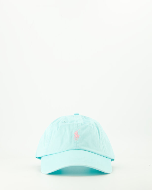 Iconische Katoenen Chino Baseballpet Aqua