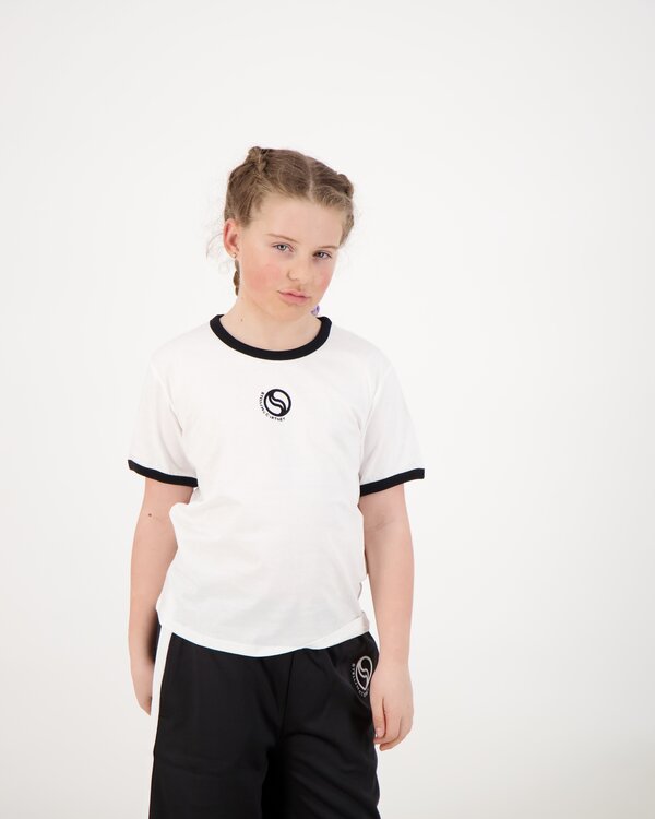 Ringer Logo T-shirt Weiß