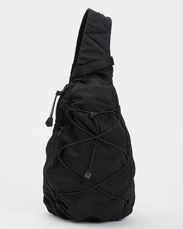 Nylon B Crossbody Backpack Schwarz