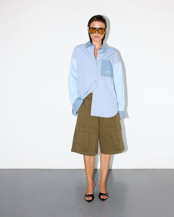 Yama Cargo Shorts Olive