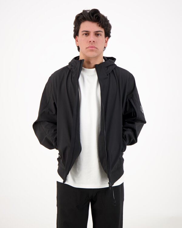 Shell-R Hooded Lens Jacket Schwarz