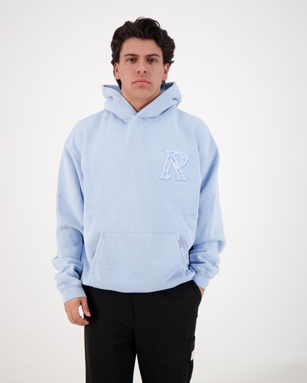 Western Initial Hoodie Blue
