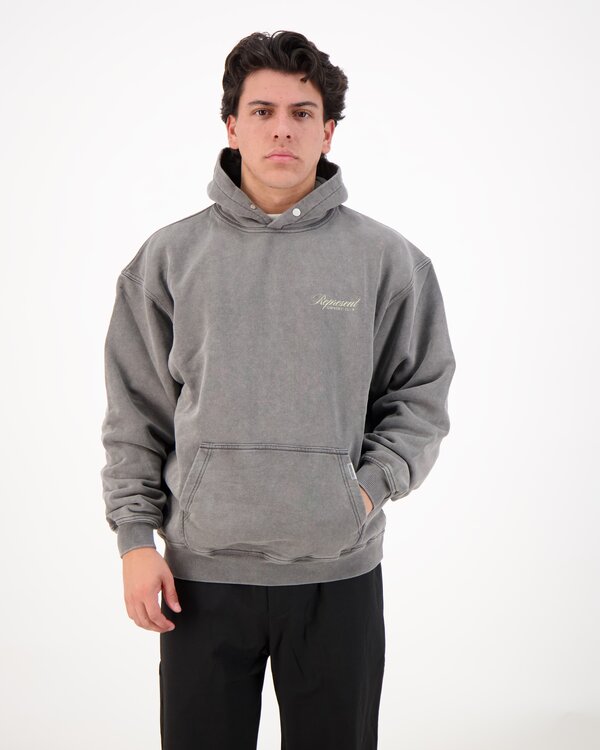 Owners Club Script Hoodie Grey