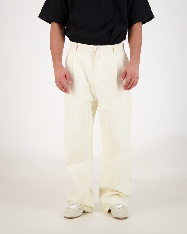 Twill Trousers Beige