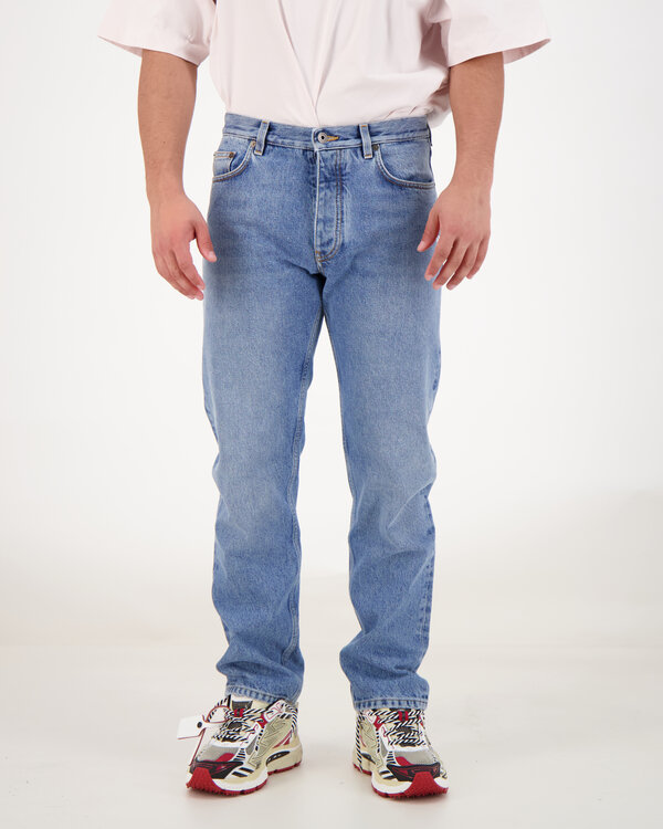 Half Arrow Tapered Jeans light blue