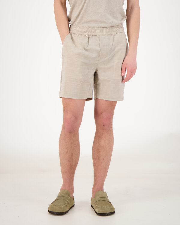 Carl Linen Drawstring Short Sand