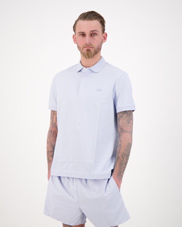 Ton-sur-ton Polo Light Blue