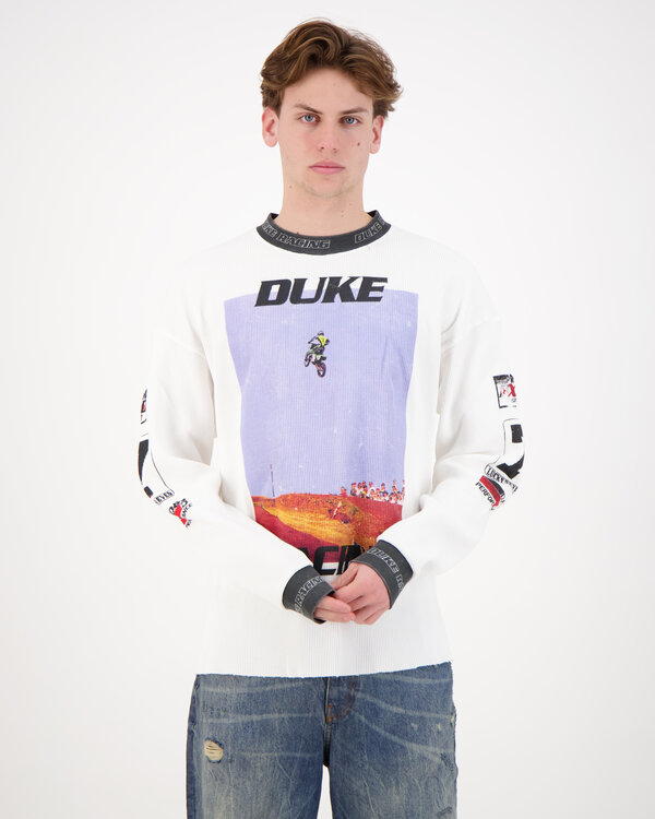 DR Motocross Vintage Waffle Top Wit