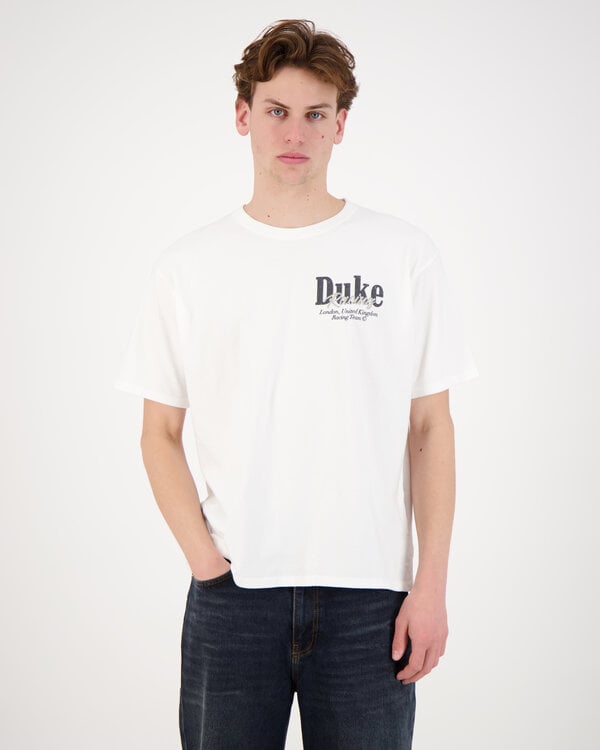 DR Grey Pit Stop Vintage T-Shirt Wit