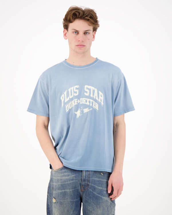 Plus Vintage Washed T-Shirt Blue