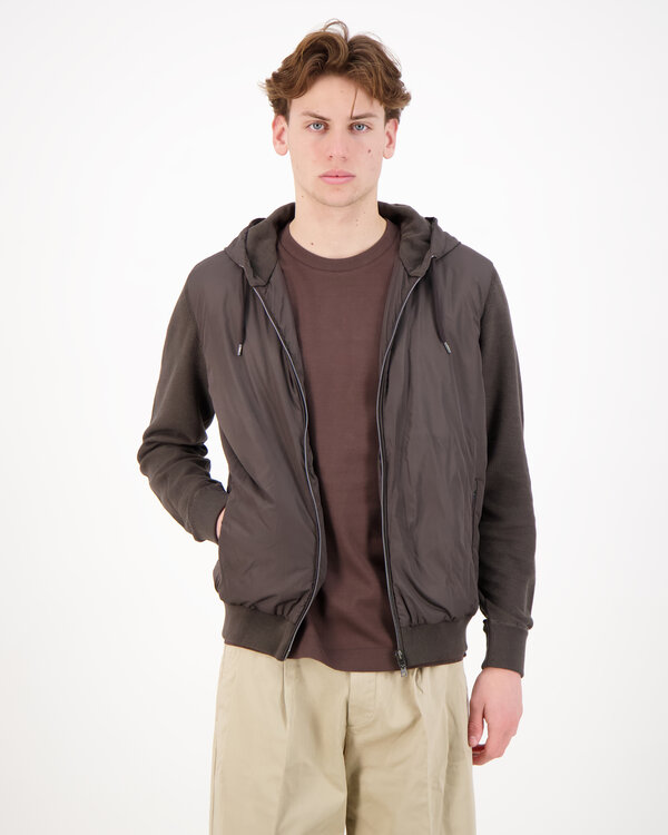 Pique Knit Nylon Jacket Bruin