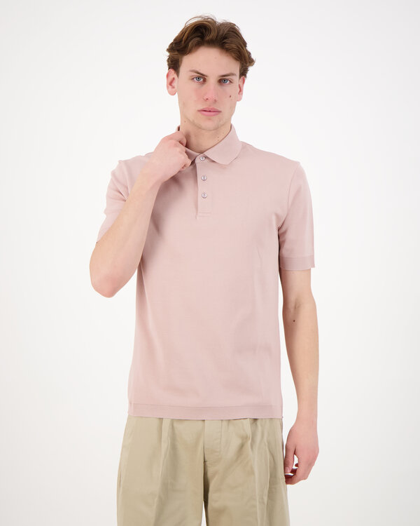 Knitted Polo Shirt Nude