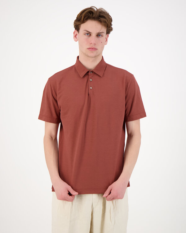 Mens Polo Shirt Taupe