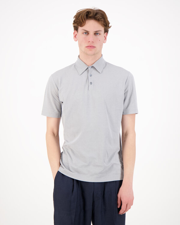 Mens Polo Shirt Grau