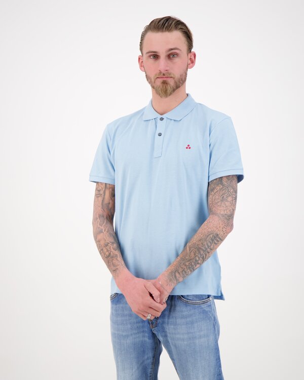 Zeno 02 Polo Light Blue
