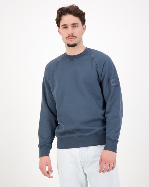 6100028 Heavy Fleece SI Gosht Sweater Blauw