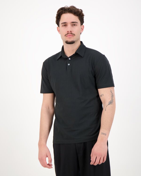 Mens Polo Shirt Schwarz