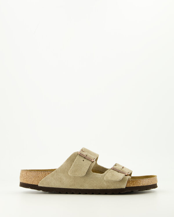 Arizona Soft Footbed Suede Leather Taupe