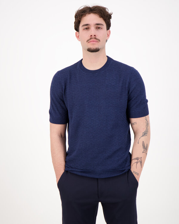 Crewneck Short Sleeve Blue