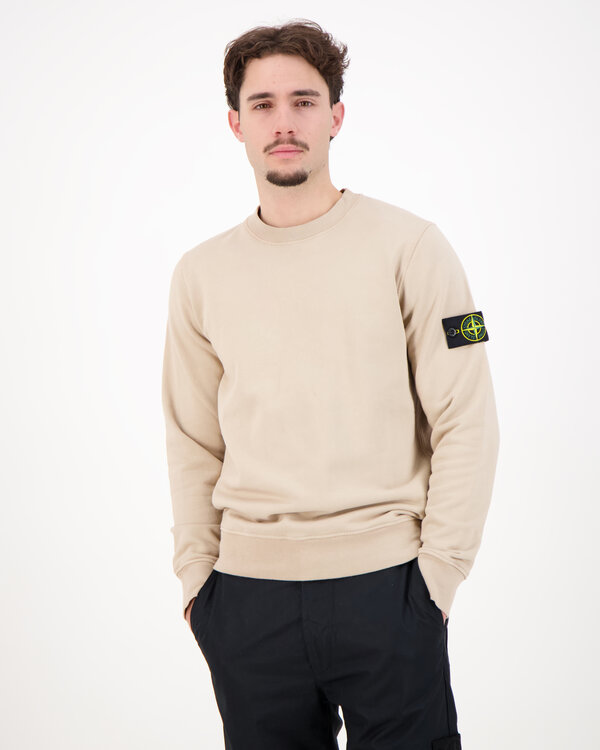 6100060 Organic Cotton Fleece Sweater Sand