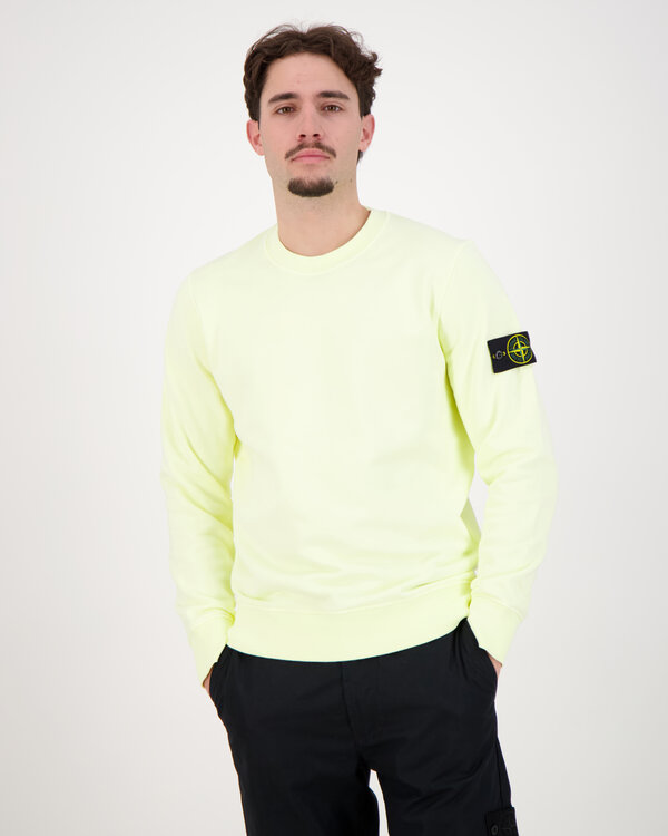 6100060 Organic Cotton Fleece Sweater Gelb