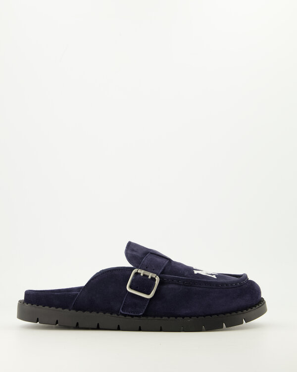 Winston NY Navy Suede Mule Navy