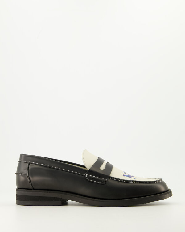 Wilde NY Penny Loafer Zwart / Wit