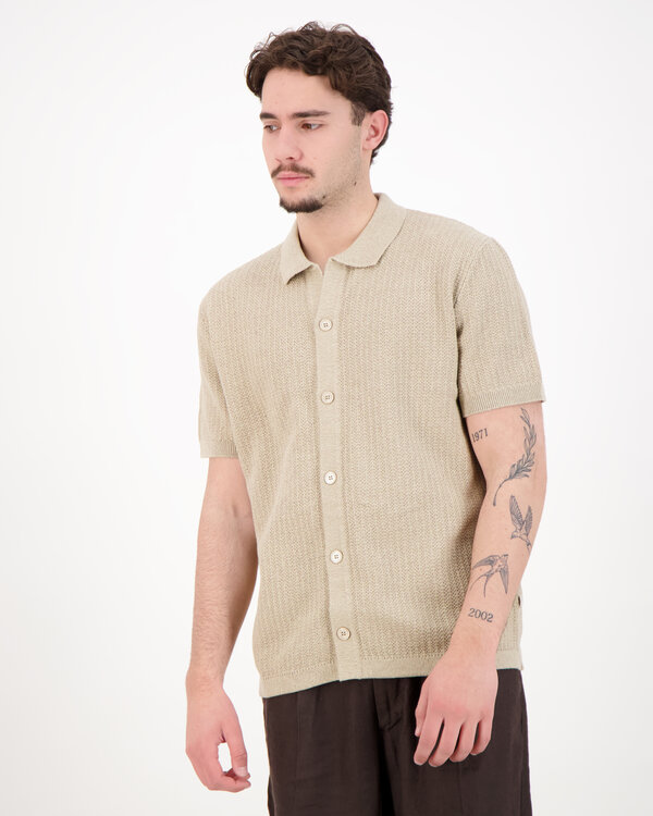 Ares knit Polo 60019 Khaki