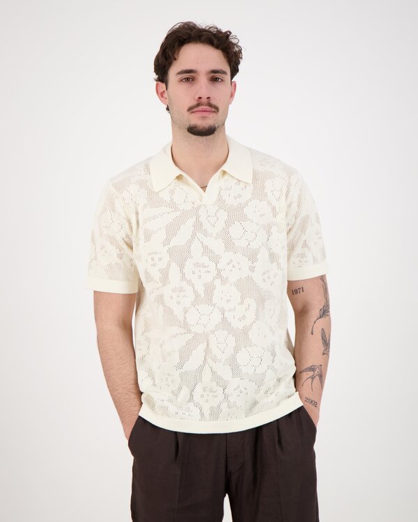Ryan Flower Polo 60019 Beige