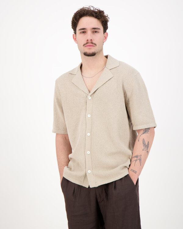 Polo Camp Button TH SS Beige