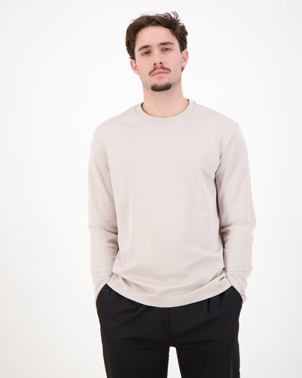 Mens Knitted T-shirt Grau