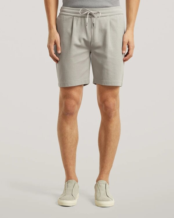 Hayden Pique Interlock Short Grijs