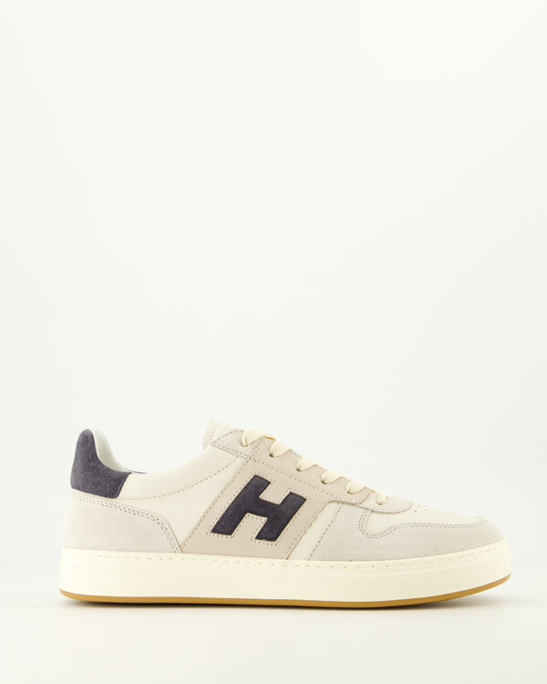 H668 Allacciato H Banda Sneaker Creme