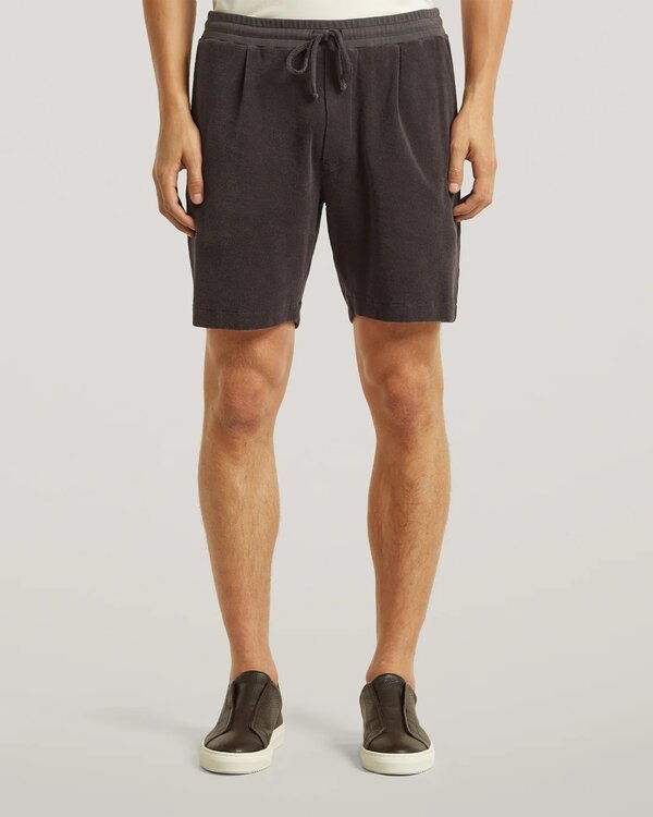 Baxter Toweling Pleated Short Brown