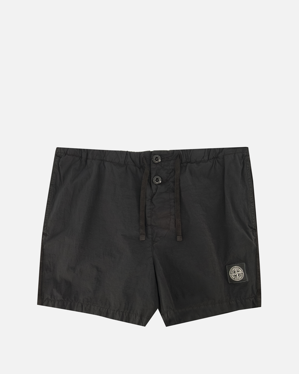 B100003 Nylon Metal In Econyl Swimshort Black