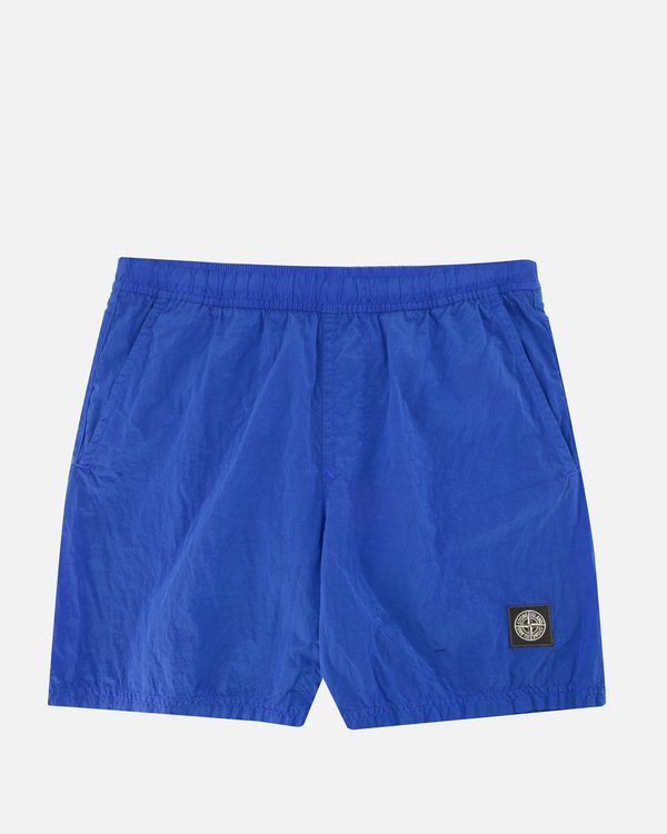 B100004 Nylon Metal In Econyl Swimshort Long Blue