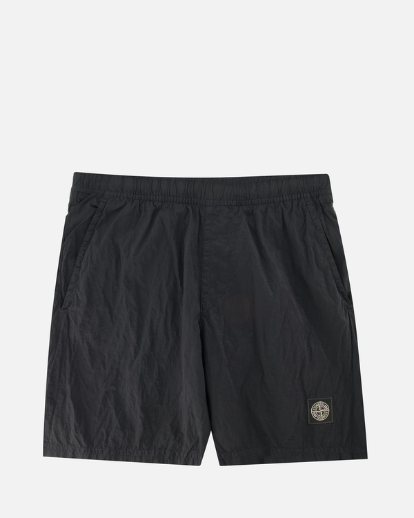 B100004 Nylon Metal In Econyl Badehose Lang Marine